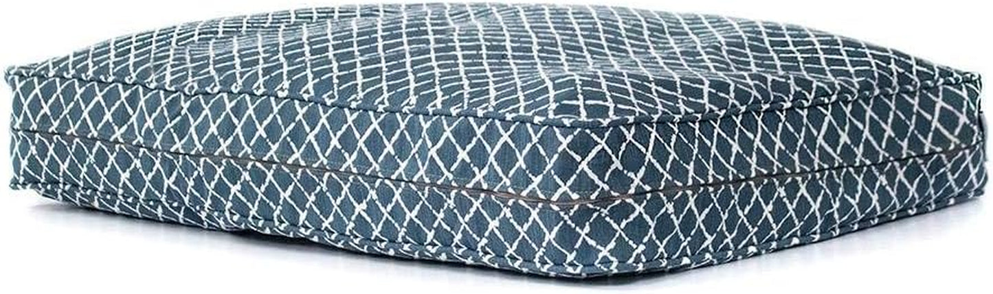 Dog Bed - Orthopedic Cluster Fiber Filling Pet Bed for Dogs & Cats - Waterproof Cotton Canvas Cover Featuring Livesmart Technology - Assembled in the USA - Small Medium & Large Size