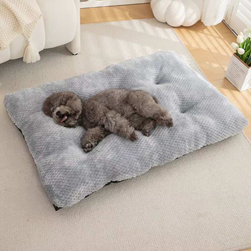 2024 NEW Big Dog Bed Warm Mat Pet Cushion Small Medium Large Cat Dog Bed Puppy Kennel anti Stress Mattresses Pets Sofa Furniture