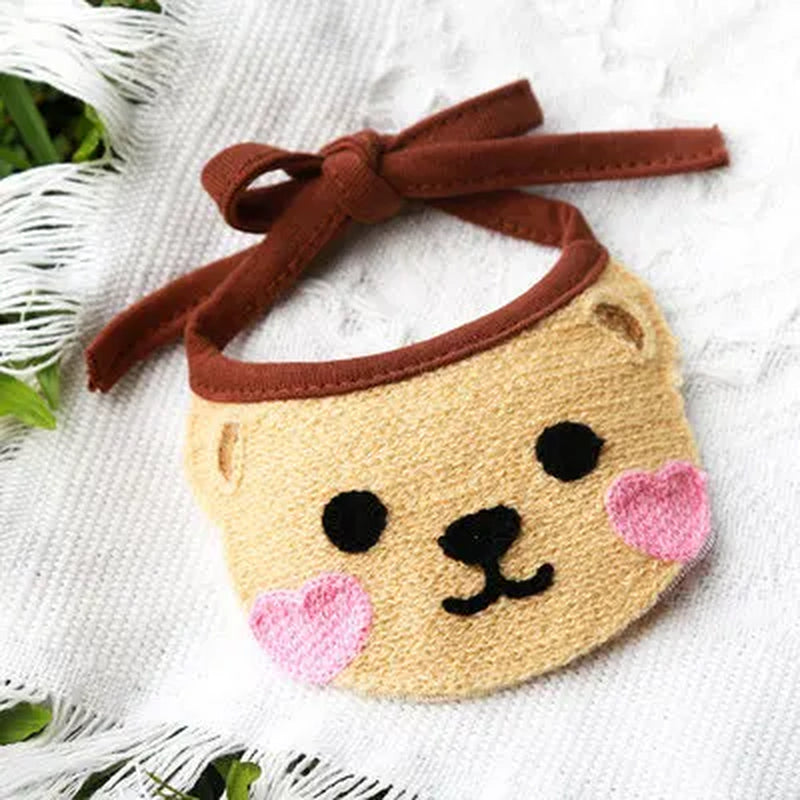 Pets Bandanas Cat Dog Scarf/Bibs Adjustable Christmas Halloween Bowties Collar Washable Pet Accessories Supplies for Small Puppy