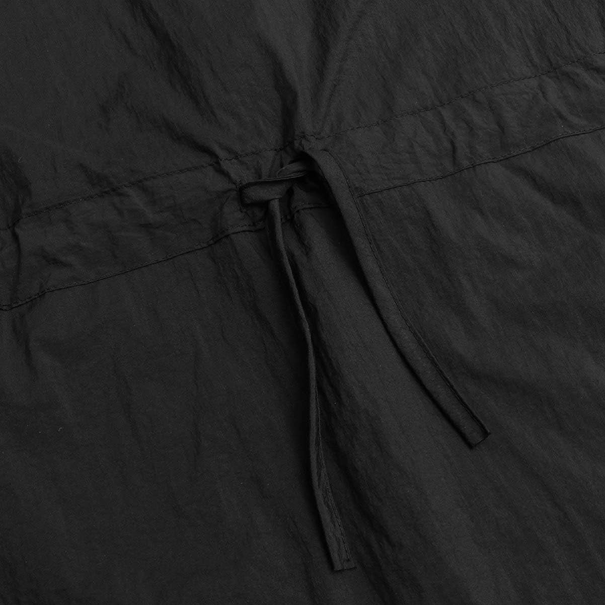 Smock 1Pc, Pet Workwear Nylon -Static Pet Work Clothes Smock Hair Shirt Uniform Pet Smock with Full Zipper Smocks for Dog Cat Shop, Black, Size L