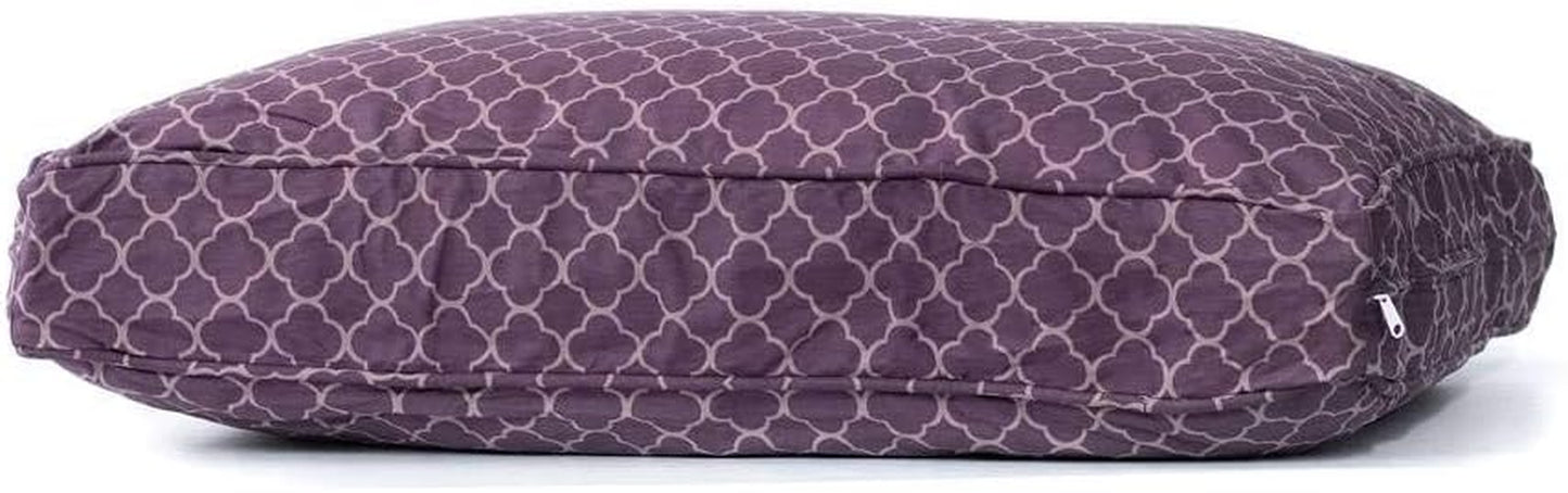 Pet Bed - Deluxe Cluster Fiber Filling Pet Beds for Dog and Cats | 100% Cotton Removable Cover | Fully Washable | Small, Medium & Large Pet Beds