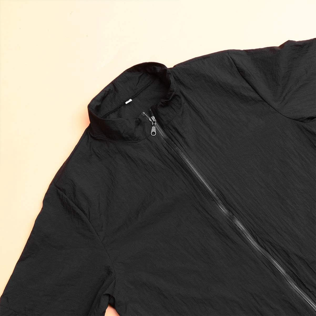 Smock 1Pc, Pet Workwear Nylon -Static Pet Work Clothes Smock Hair Shirt Uniform Pet Smock with Full Zipper Smocks for Dog Cat Shop, Black, Size L