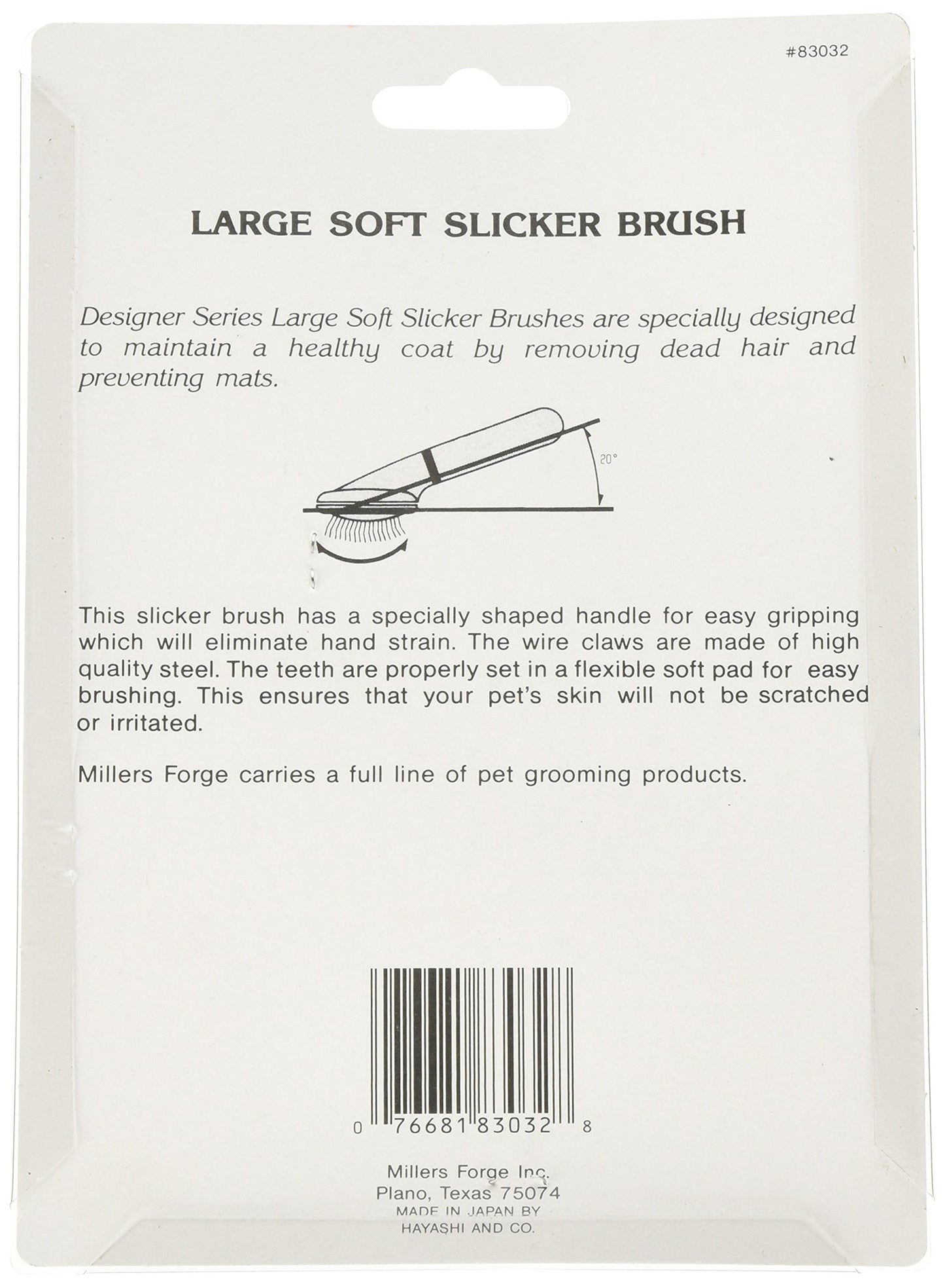 Millers Forge MF226 18 Designer Soft Slicker Brush L