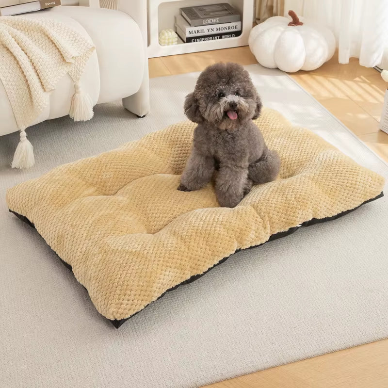 2024 NEW Big Dog Bed Warm Mat Pet Cushion Small Medium Large Cat Dog Bed Puppy Kennel anti Stress Mattresses Pets Sofa Furniture