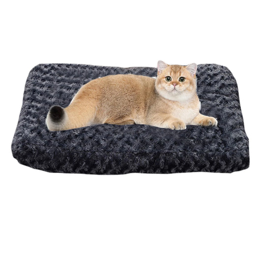 Clearance, Small Cat Bed Washable, Small Dog Bed Puppy Bed for Small Dogs - Anti-Slip Cat Sleeping Mat 17 Inches (Black)