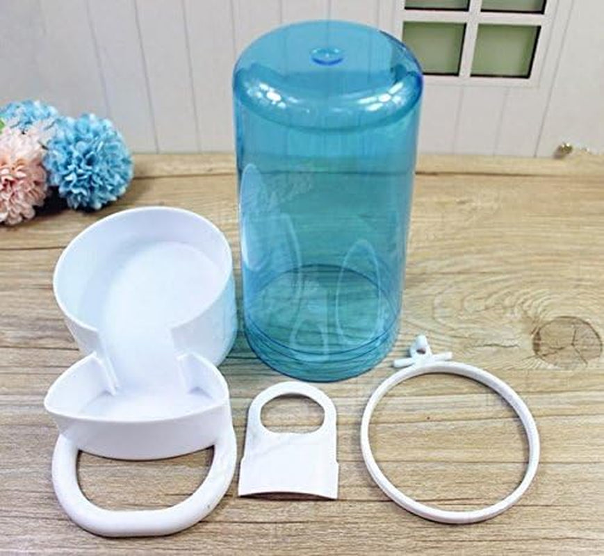 Pet Feeder Automatic,Bird Hamster Small Animal Feeder, Automatic Feeding Device Dispenser for Hamster Bird Pigeon Parrots Mini Hedgehog with Holder (5.90X2.83X6.10In)